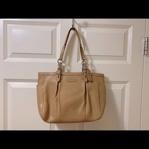 SOLD — NOT FOR SALE — Vintage COACH beige tote bag purse